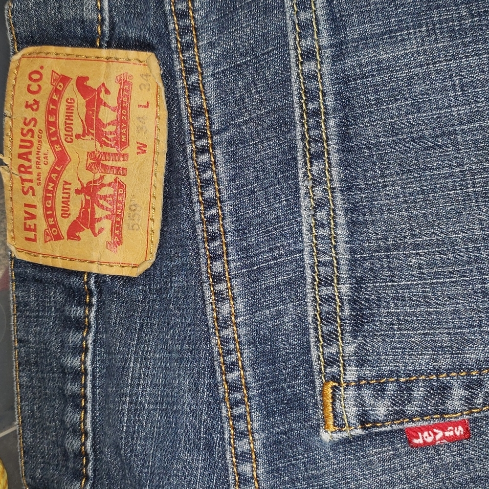 Levi's 559 34 x 34 Relaxed Straight Fit Jeans - Picture 5 of 14